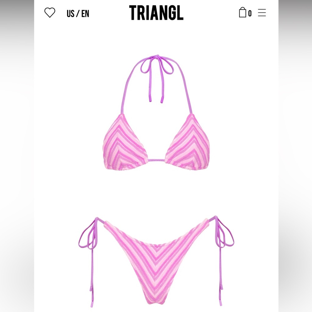 Vinca-Lotus Pink bikini from Triangle